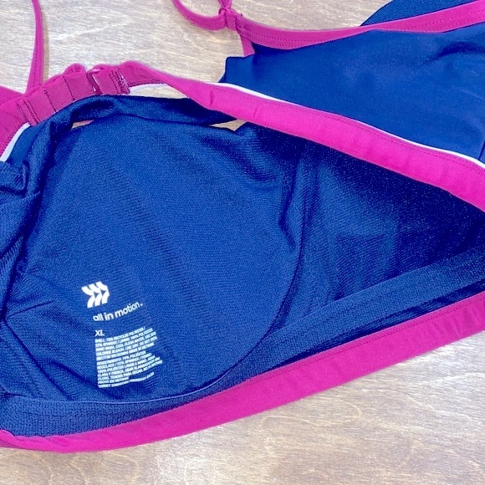 All in Motion navy sports bra size XLarge - Picture 4 of 5